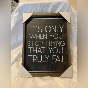 HOBBY LOBBY inspirational plaque NWT